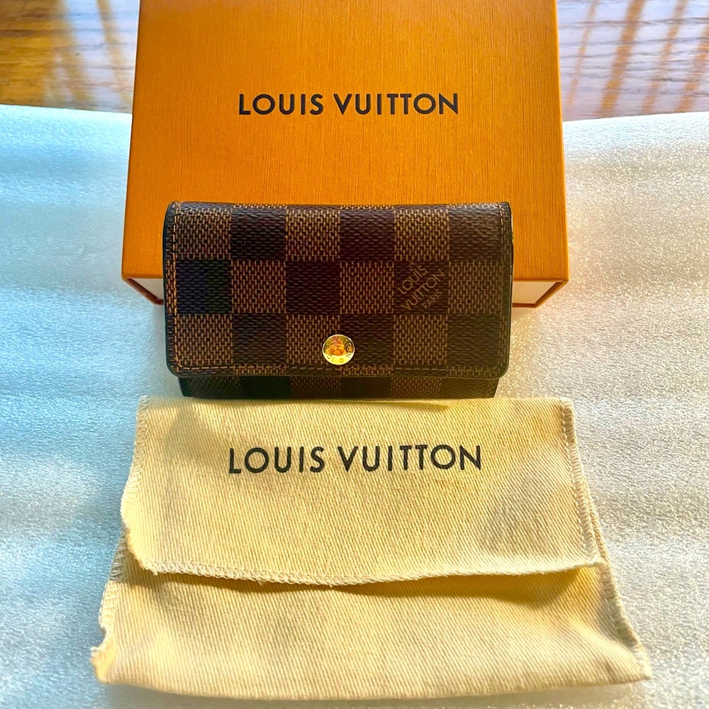 LV Damier Ebene Key Holder
